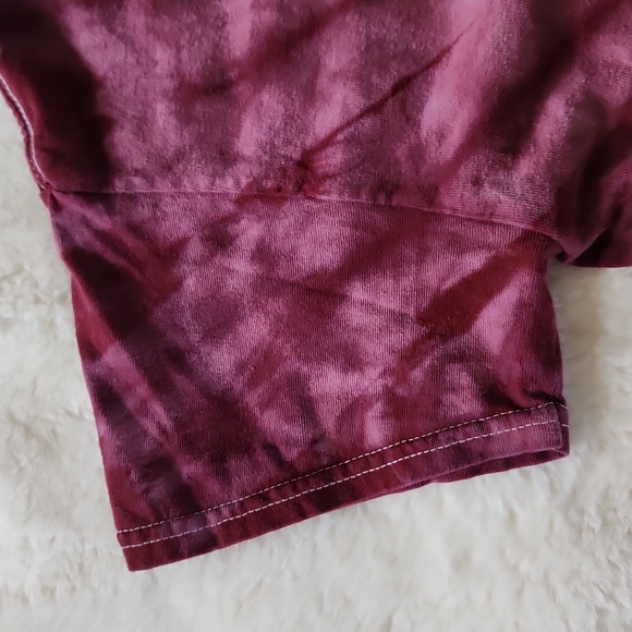 Santa Cruz Skateboarding Tie Dye Women's Burgundy T_Shirt Size S - Picture 5 of 8